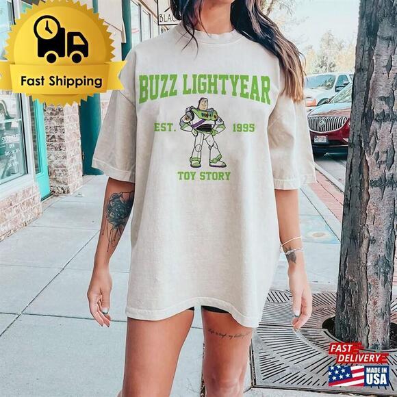 Tops - Disney Buzz Lightyear 90S Portrait Toy Story Shirt